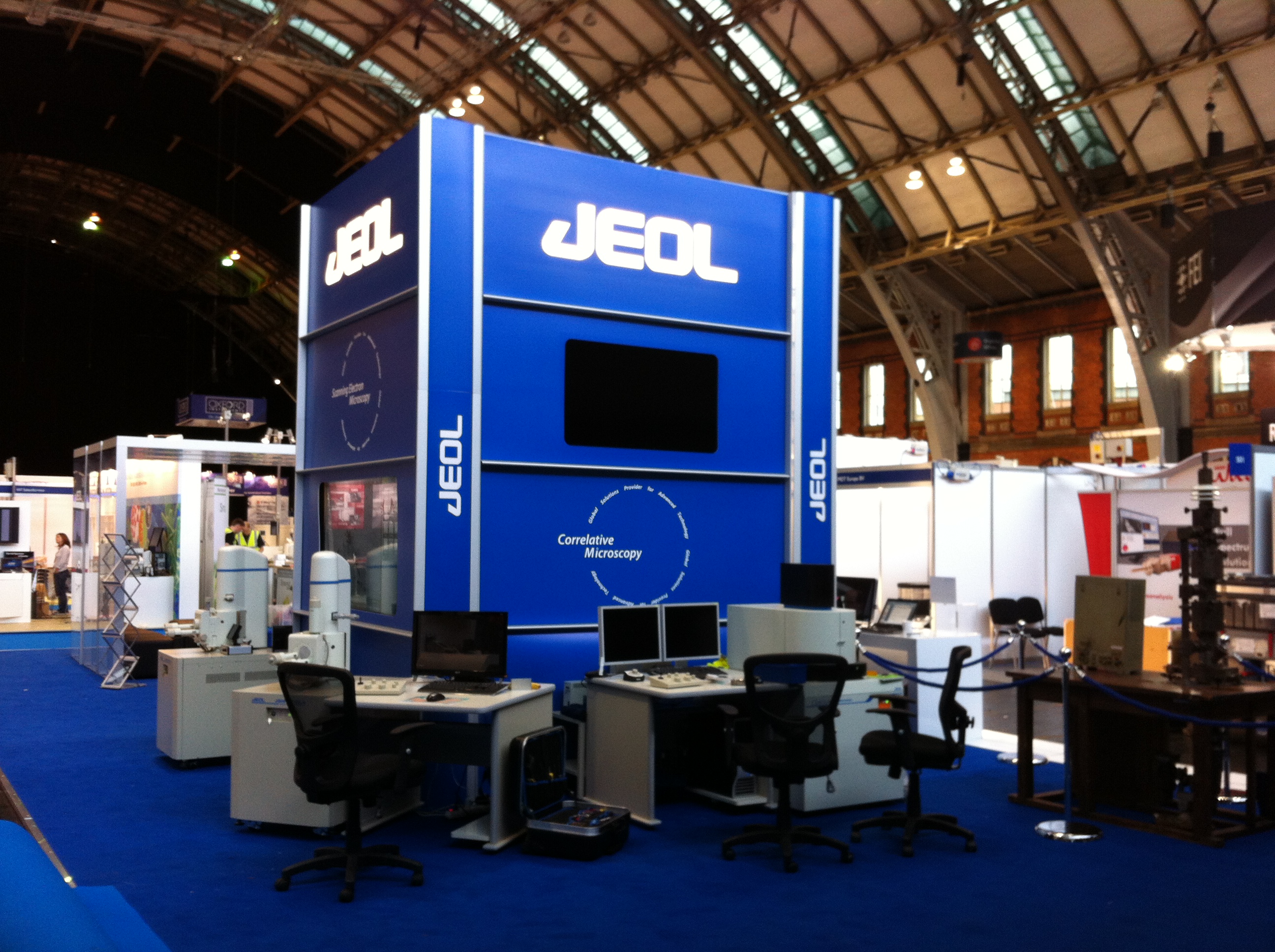 Client stand design for major exhibition